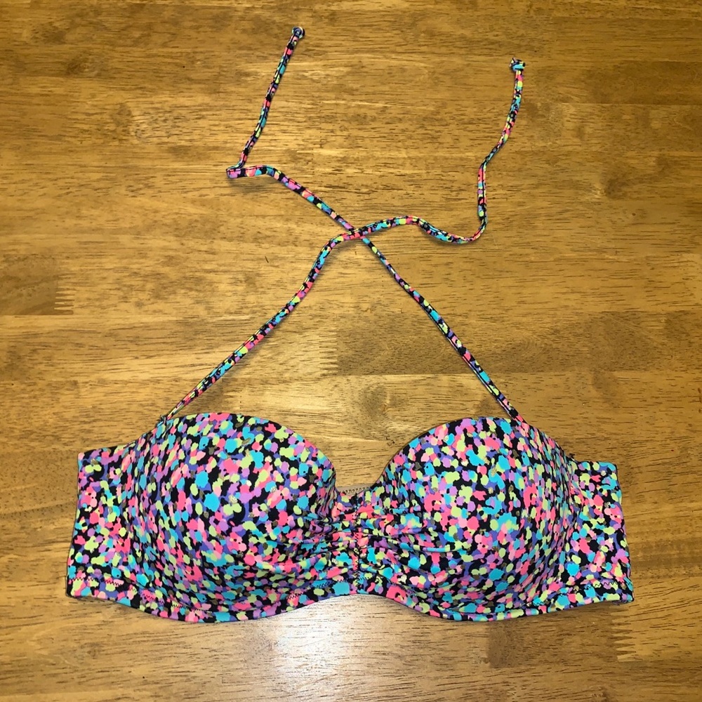 Victoria’s Secret Swim Confetti Bandeau Top